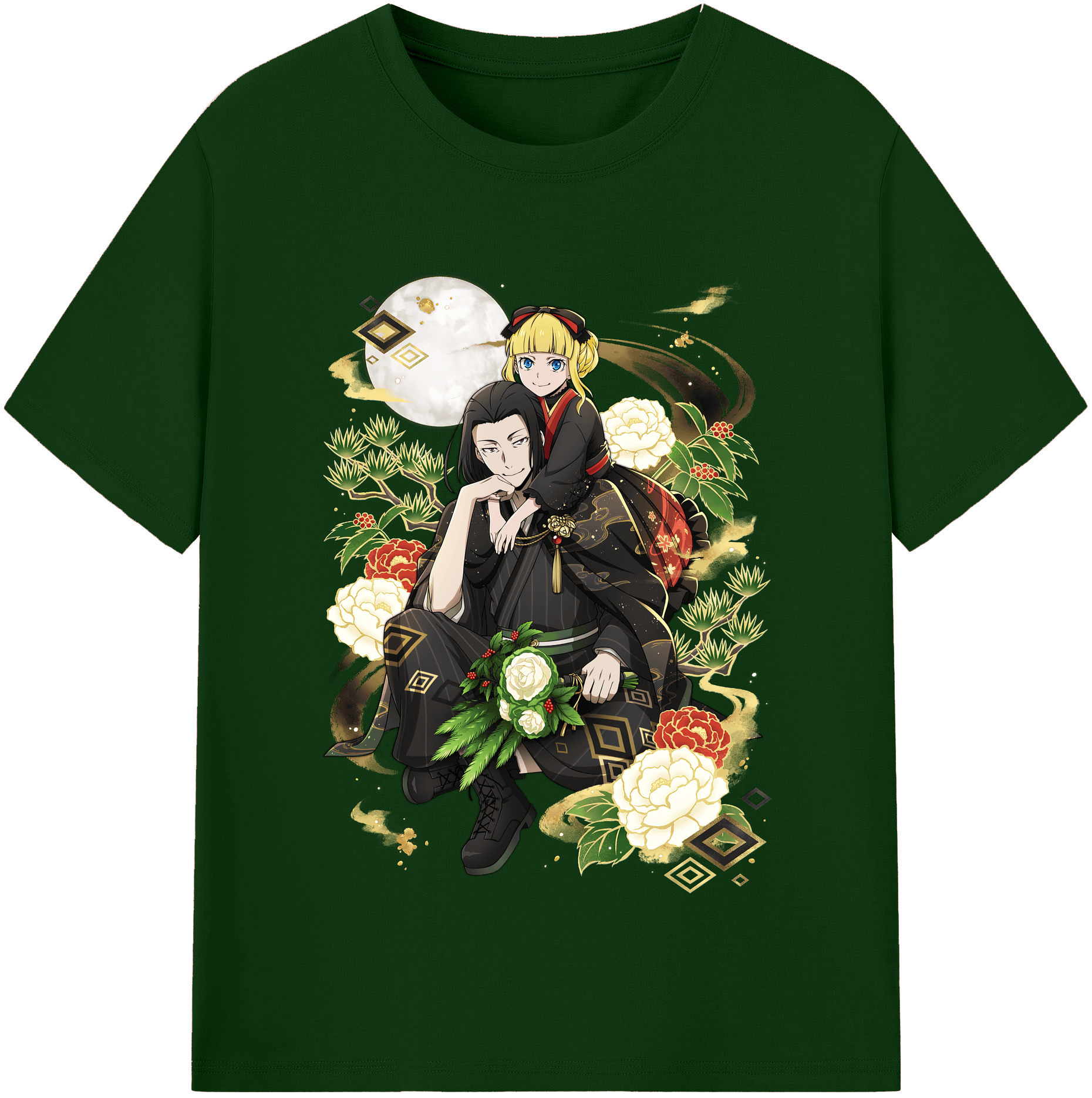 （画像用） 文豪ストレイドッグス Bungo Stray Dogs 綿100％半袖Tシャツ（フロントプリント）
